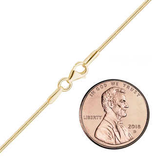 Finished Snake Anklet in 14K Gold-Filled