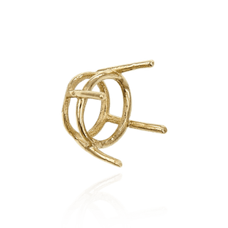 ITI NYC Four Prong Round Wire Basket Settings in 14K Gold (1.75 mm - 11.00 mm)