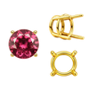 ITI NYC Four Prong Round Wire Basket Settings in 18K Gold (1.75 mm - 11.00 mm)