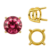 ITI NYC Four Prong Round Wire Basket Settings in 14K Gold (1.75 mm - 11.00 mm)