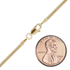 Seaport Snake Necklace in 18K Yellow Gold