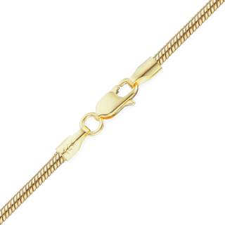 Seaport Snake Necklace in 14K Yellow Gold