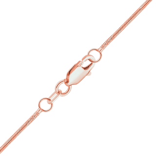 Seaport Snake Necklace in 14K Rose Gold