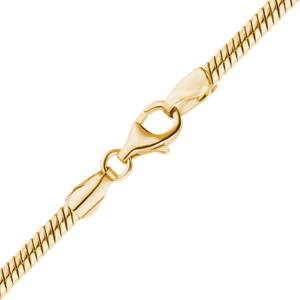 Finished Snake Necklace in 14K Gold-Filled