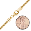Finished Snake Anklet in 14K Gold-Filled