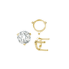 ITI NYC Three Prong Round Single Base Settings in 14K Gold (2.00 mm - 8.00 mm)