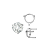 ITI NYC Three Prong Round Single Base Settings in 14K Gold (2.00 mm - 8.00 mm)