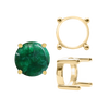 ITI NYC Four Prong Round Single Base Settings With Straight Wire Prongs in 14K Gold (2.00 mm - 8.00 mm)