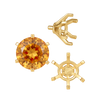 ITI NYC Round Six Prong Heavy Settings in 14K Gold (4.00 mm - 9.50 mm)