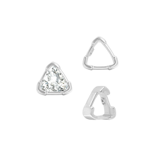 Load image into Gallery viewer, ITI NYC V-End Trillion Shape Single Wire Settings in 14K Gold (3.00 mm - 10.00 mm)
