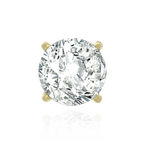 ITI NYC Four Prong Round Filigree Settings in 14K Gold (3.00 mm - 22.00 mm)