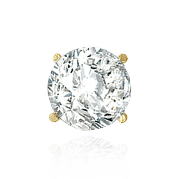 ITI NYC Four Prong Round High Tapered Wire Basket Settings in 18K Gold (4.50 mm - 11.50 mm)