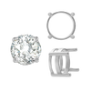 ITI NYC Four Prong Round Flat Wire Basket Settings in Sterling Silver (2.00 mm - 9.25 mm)
