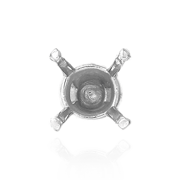 ITI NYC Four Prong Round Tapered Solitaire Settings in 18K Gold (5.00 mm - 17.50 mm)