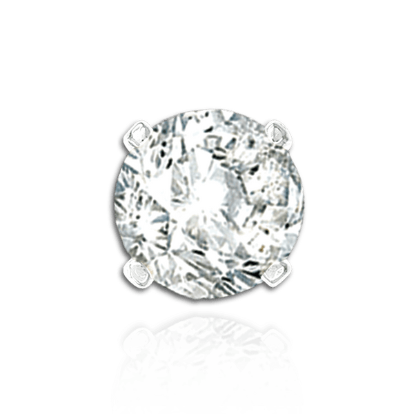 ITI NYC Four Prong Round Tapered Solitaire Settings in 14K Gold (4.00 mm - 17.50 mm)