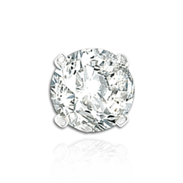 ITI NYC Four Prong Round Tapered Solitaire Settings in 14K Gold (4.00 mm - 10.00 mm)