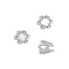 ITI NYC Six Prong Round Scalloped Settings in Sterling Silver (1.30 mm - 5.20 mm)