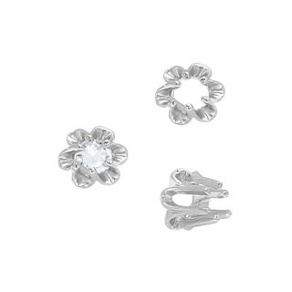 ITI NYC Six Prong Round Scalloped Settings in Sterling Silver (1.30 mm - 5.20 mm)