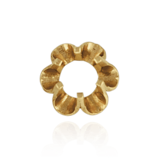 ITI NYC Six Prong Round Scalloped Settings in Sterling Silver (1.30 mm - 5.20 mm)