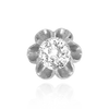 ITI NYC Six Prong Round Scalloped Settings in Sterling Silver (1.30 mm - 5.20 mm)