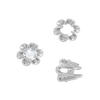 ITI NYC Six Prong Round Scalloped Settings in Sterling Silver (1.30 mm - 5.20 mm)