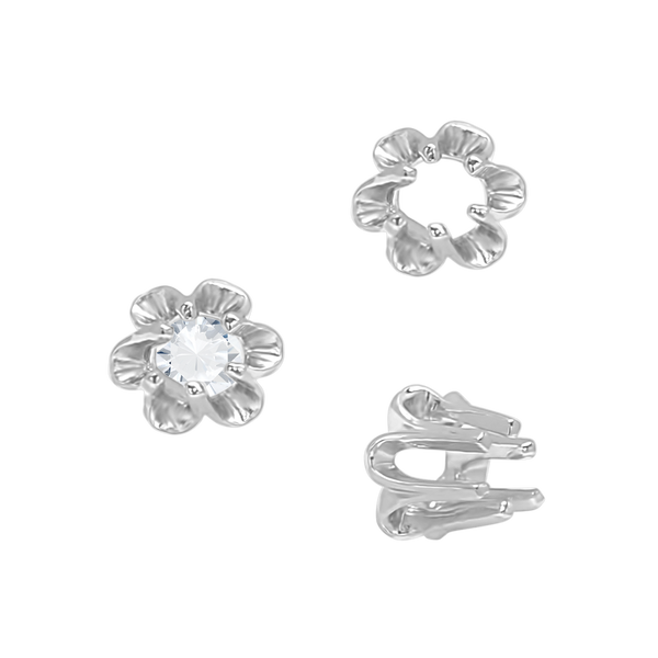 ITI NYC Six Prong Round Scalloped Settings in Sterling Silver (1.30 mm - 5.20 mm)