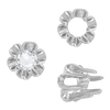 ITI NYC Six Prong Round Scalloped Settings in Sterling Silver (1.30 mm - 5.20 mm)