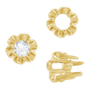 ITI NYC Six Prong Round Scalloped Settings in 14K Gold (1.30 mm - 5.20 mm)
