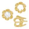 ITI NYC Six Prong Round Scalloped Settings in 14K Gold (1.30 mm - 5.20 mm)