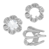 ITI NYC Six Prong Round Scalloped Settings in Sterling Silver (1.30 mm - 5.20 mm)