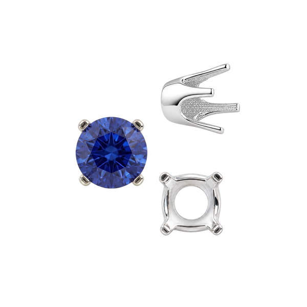 ITI NYC Four Prong Round Standard Settings in 14K Gold (2.50 mm - 8.00 mm)