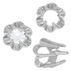 ITI NYC Six Prong Round Scalloped Settings in 14K Gold (1.30 mm - 5.20 mm)