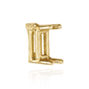 ITI NYC Straight Baguette Wire Basket Settings in 18K Gold (2.00 x 1.50 mm - 6.50 x 3.50 mm)