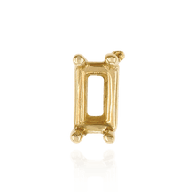 Load image into Gallery viewer, ITI NYC Straight Baguette Wire Basket Settings in 18K Gold (2.00 x 1.50 mm - 6.50 x 3.50 mm)
