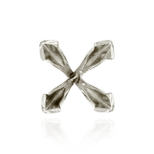 Load image into Gallery viewer, ITI NYC V-End Square Solitaire Settings With Peg in 14K Gold (3.00 mm - 6.50 mm)
