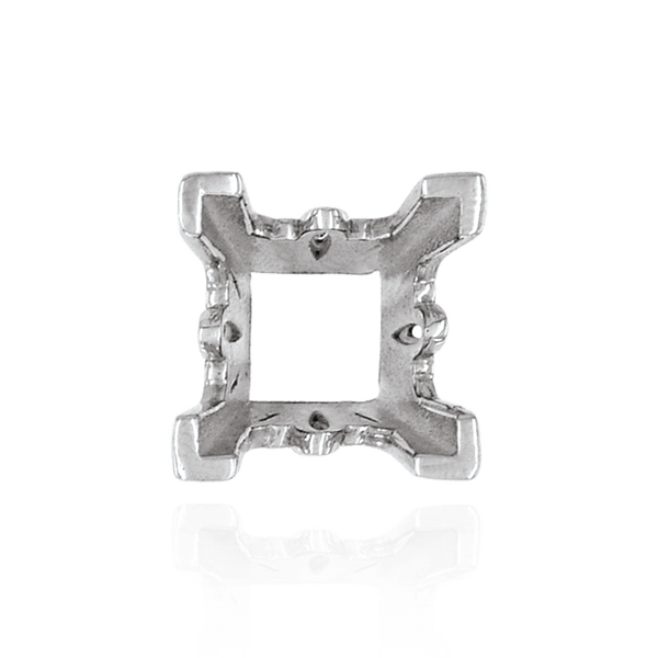 ITI NYC V-End Square Filigree Settings in 14K Gold (4.00 mm - 8.50 mm)