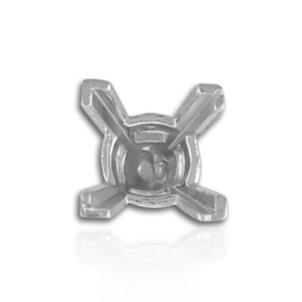 ITI NYC V-End Square Solitaire Settings With Peg in Platinum (4.50 mm - 12.00 mm)