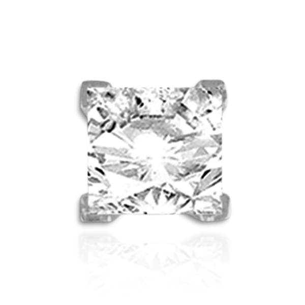 ITI NYC V-End Square Solitaire Settings With Peg in Platinum (4.50 mm - 12.00 mm)