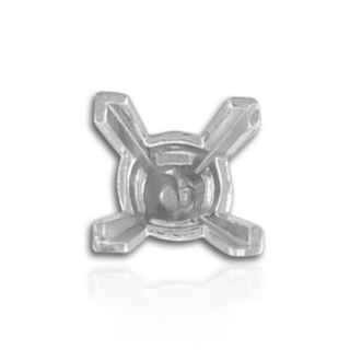 ITI NYC V-End Square Solitaire Settings With Peg in Platinum (4.50 mm - 12.00 mm)