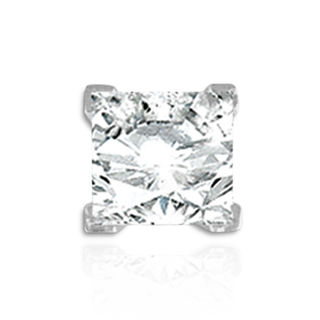 ITI NYC V-End Square Solitaire Settings With Peg in Platinum (4.50 mm - 12.00 mm)