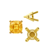 ITI NYC V-End Square Solitaire Settings With Peg in 14K Gold (4.50 mm - 11.00 mm)