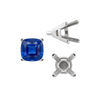 ITI NYC V-End Square Solitaire Settings With Peg in Sterling Silver (3.50 mm - 12.00 mm)