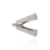 ITI NYC V-End Square High Solitaire Settings With Peg in Sterling Silver (2.50 mm - 8.00 mm)