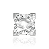 ITI NYC V-End Square High Solitaire Settings With Peg in Sterling Silver (2.50 mm - 8.00 mm)