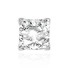 Load image into Gallery viewer, ITI NYC V-End Square Solitaire Settings With Peg in Platinum (3.50 mm - 9.00 mm)
