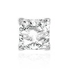 ITI NYC V-End Square Solitaire Settings With Peg in Sterling Silver (2.50 mm - 9.00 mm)