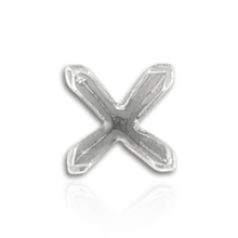 Load image into Gallery viewer, ITI NYC V-End Square Solitaire Settings With Peg in Platinum (3.50 mm - 9.00 mm)
