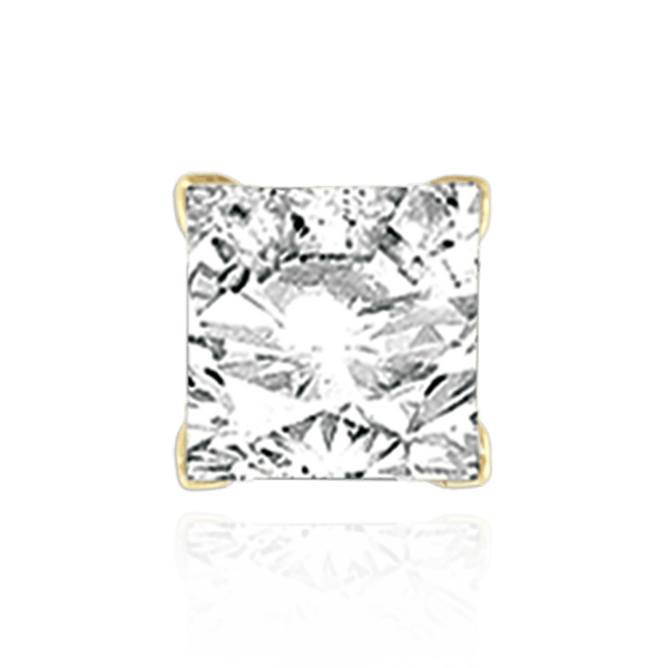 ITI NYC V-End Square Solitaire Settings With Peg in 18K Gold (2.50 mm - 9.00 mm)