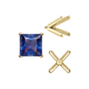 ITI NYC V-End Square Solitaire Settings With Peg in 14K Gold (2.50 mm - 9.00 mm)