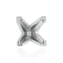 Load image into Gallery viewer, ITI NYC V-End Square Solitaire Settings With Peg in 18K Gold (3.50 mm - 7.00 mm)
